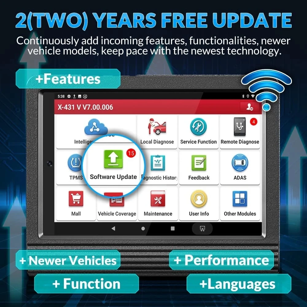 Launch X431 V PRO V 4.0 Professional Diagnostic Tool Full Systems ECU Coding Active Test 30+ Reset Service Launch X431V Scanner