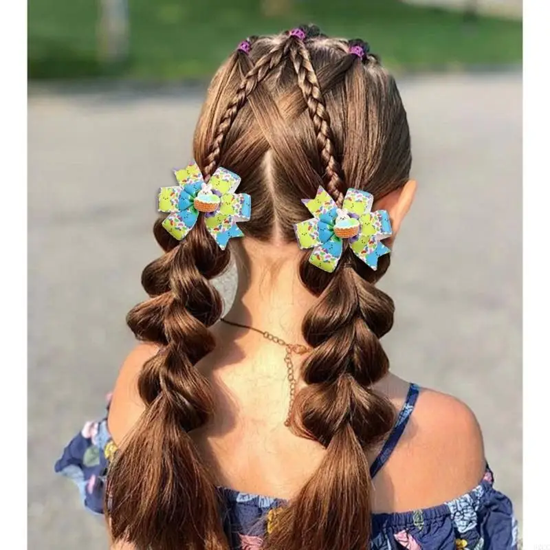 62CC Cartoon Easter Rabbit And Egg Hair Clip Fashion Hair Accesries For Party Fun