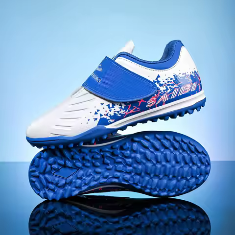 New Children Soccer Boots Society School Football Shoes Cleats Grass Sneakers Boy Girl Outdoor Athletic Training Sports Footwear