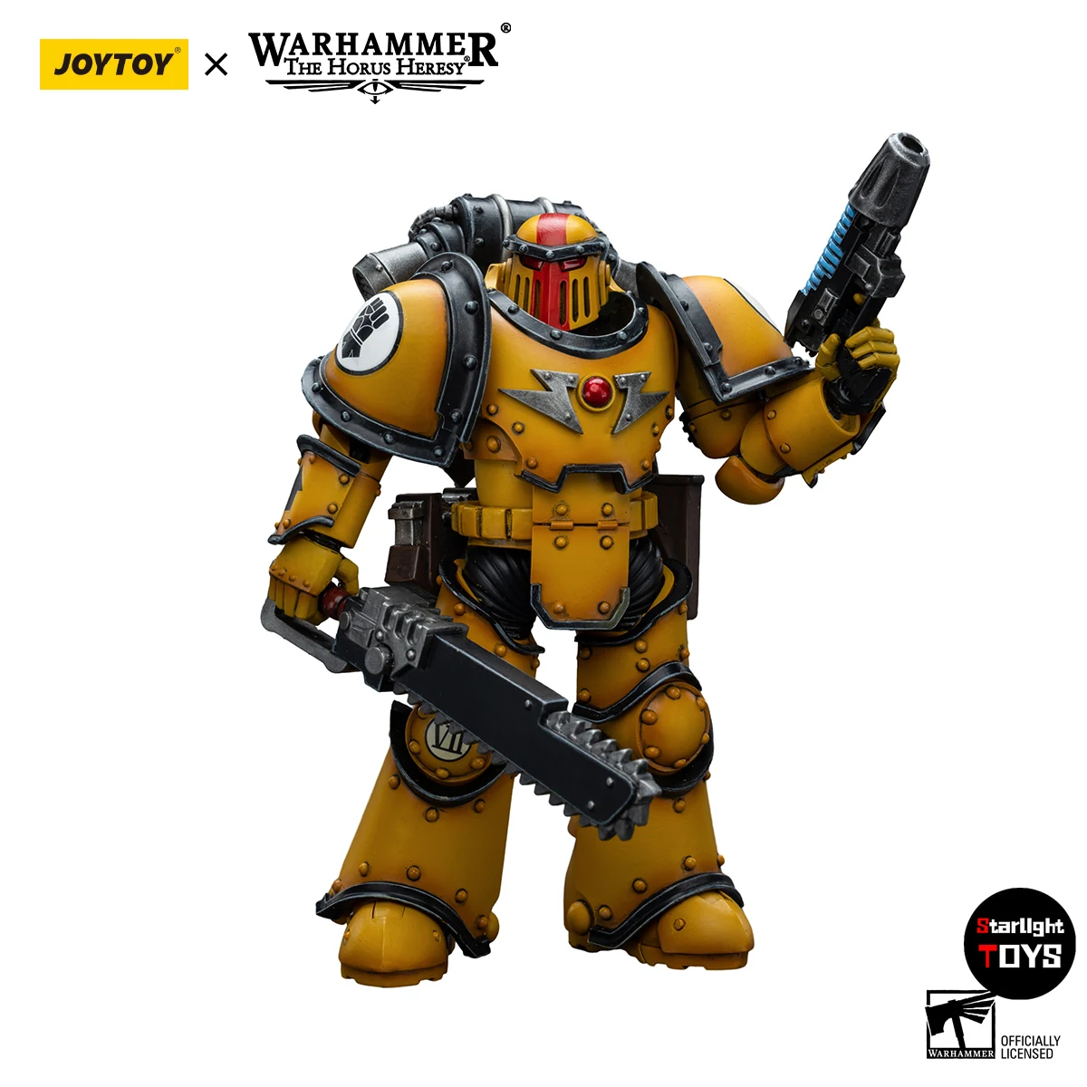 

【Доставка в течение 24 часов】Фигурка JOYTOY Warhammer 40K Imperial Fists Legion Chaplain Consul Mklll Despoiler Legionaries 1/18