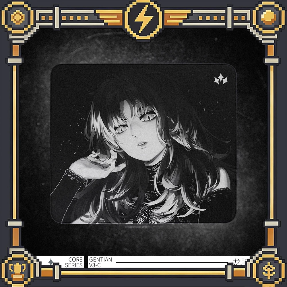 

Aimstar Gentian V3 Mousepad Soft Fps Gaming Mousepad 4mm Non-Slip Mouse Pad E-Sport Gaming Accessories Customized Mousepad