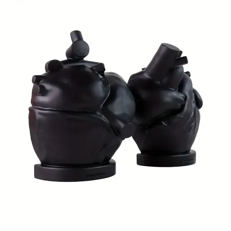 Irregular resin hand-painted fashion bookend art design home office decoration figurine
