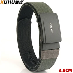 XUHU New Military Belt Men robusto 1100D Nylon metallo fibbia automatica Police gun Belt Tactical Outdoor cintura accessori IPSC