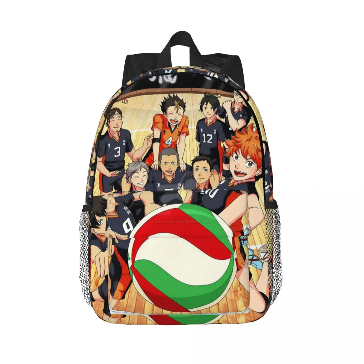 

Рюкзак в стиле аниме Haikyu с героями мультфильмов Манга, Лидер продаж, рюкзак большой емкости для мальчиков и девочек, сумка для книг, сумки на плечо для мужчин и женщин, школьная сумка