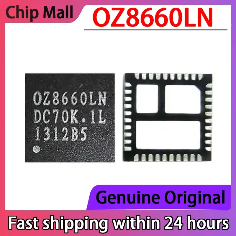2PCS Novo Chip LCD OZ8660LN OZ8660 QFN
