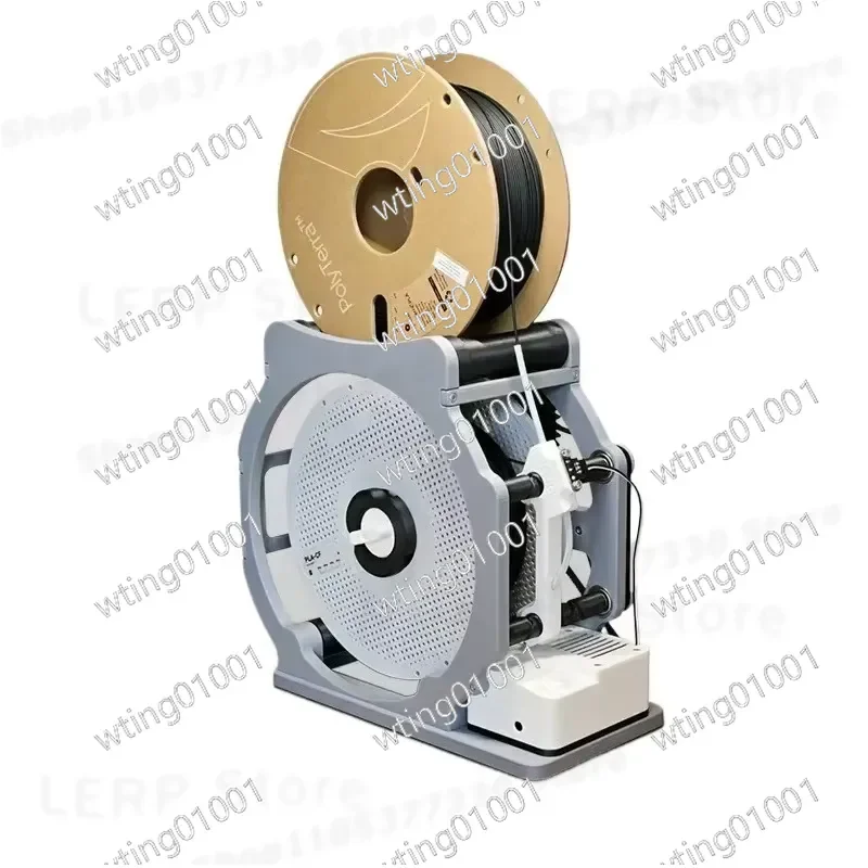 for Smart 3D Printer Automatic Filament Winder Electric Spool Holder Efficient Consumables Organizer Compact Desktop