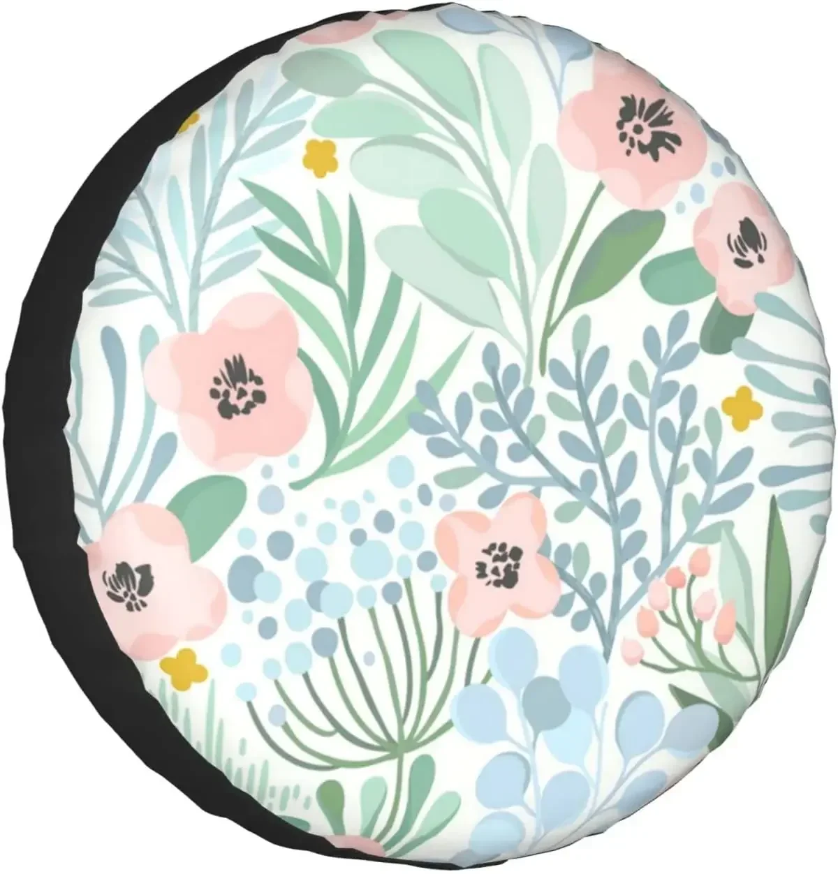 

Чехол для запасного колеса, универсальный портативный чехол для шин, красивые красочные цветы, чехол для автомобильного колеса, защита от атмосферных воздействий