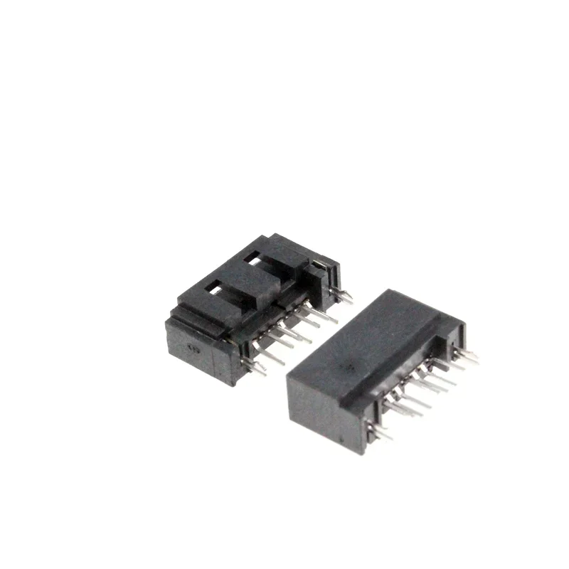 

10 SATA7P male sunroof A type 3.0 double row offset pins with 180 degree direct insertion positioning pin interface