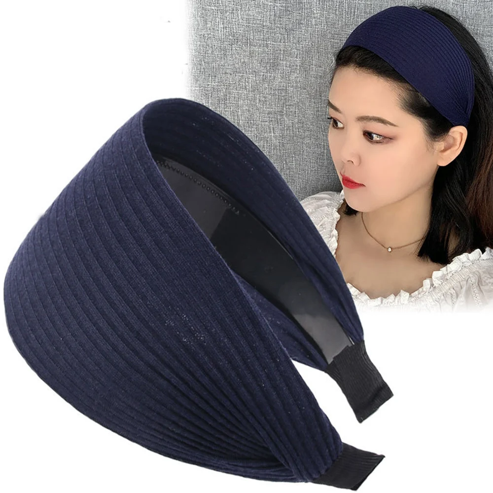 Headpiece Elegant Wide Hairband Retro Vintage Korean Style Hair Hoop Suede Women Headband Sweet Hair Hoop
