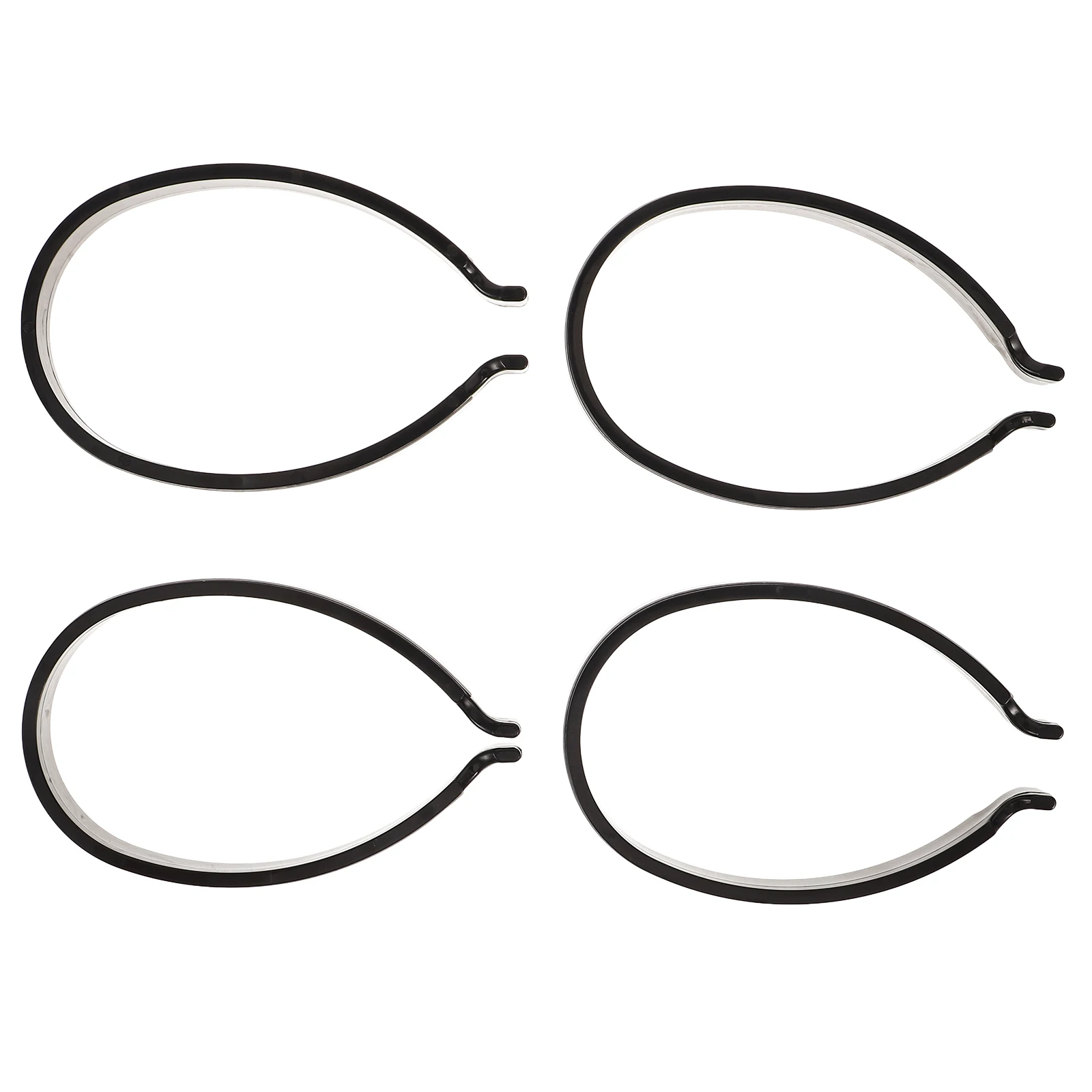 Reflective Trouser Clips High Visibility Cycling Safety Gear For Night Riding Bike Pant Leg Straps Reflective Bands Walking