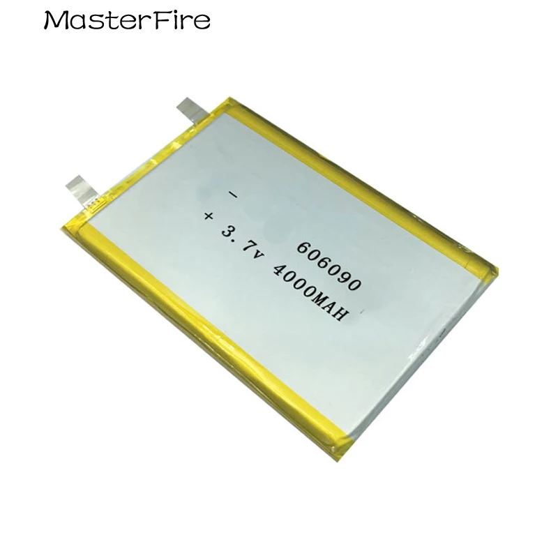 3.7V 4000mah Rechargeable Lithium Polymer Battery 606090 for Power Bank Mobile Phone Laptop E-Book Tablet PC MID PAD Batteries