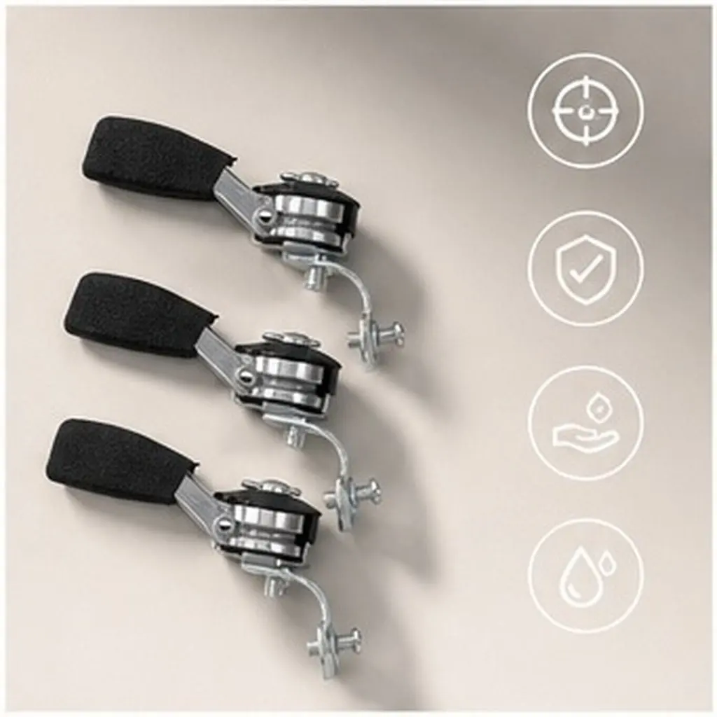 4Pcs Aluminum Throttle Control Lever Thumb Shifter for Go Kart Lawn Mower Atv Garden Tractor Replacement Metal Handlebar Clamp