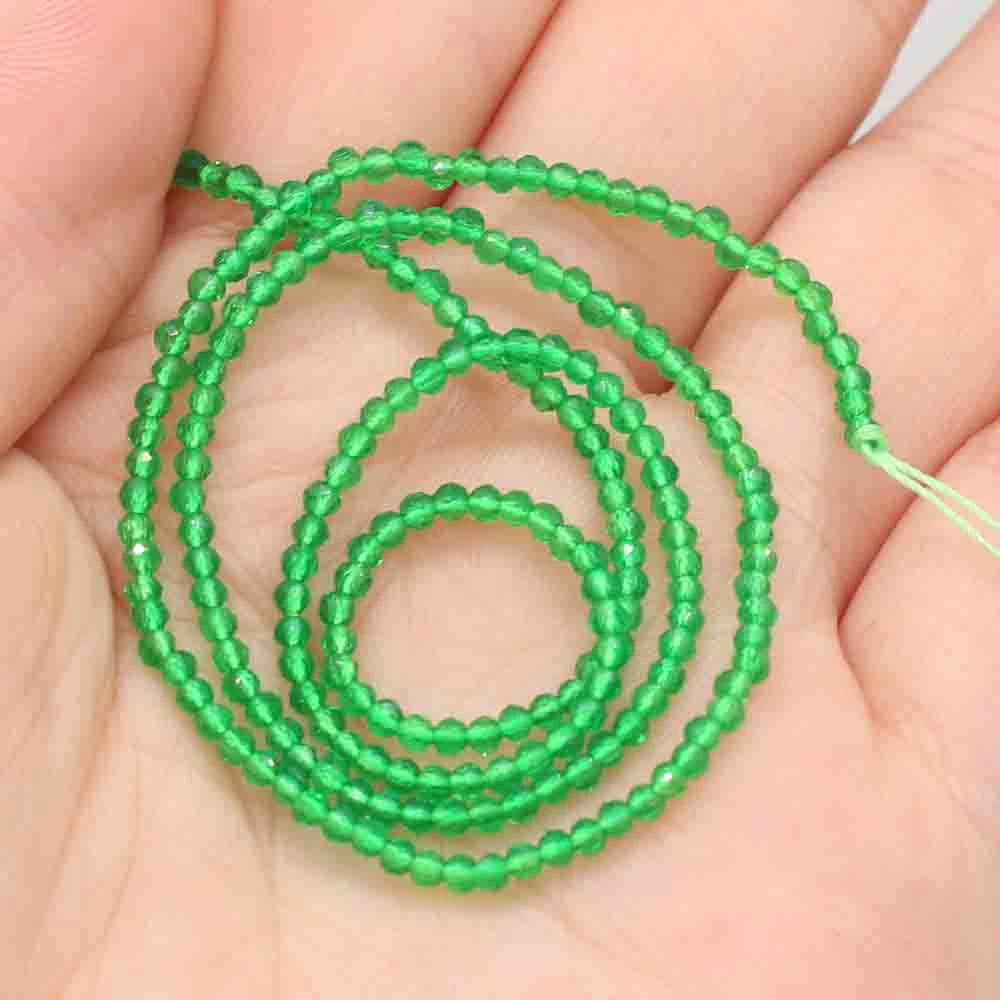 1 Stück natürliche Spinell-Perlen, 2–3 mm, facettierte lose Perlen, natürliche Stein-Abstandshalter-Perlen für die Herstellung von DIY-Armbändern, Halsketten und Schmuck. – Detail 28