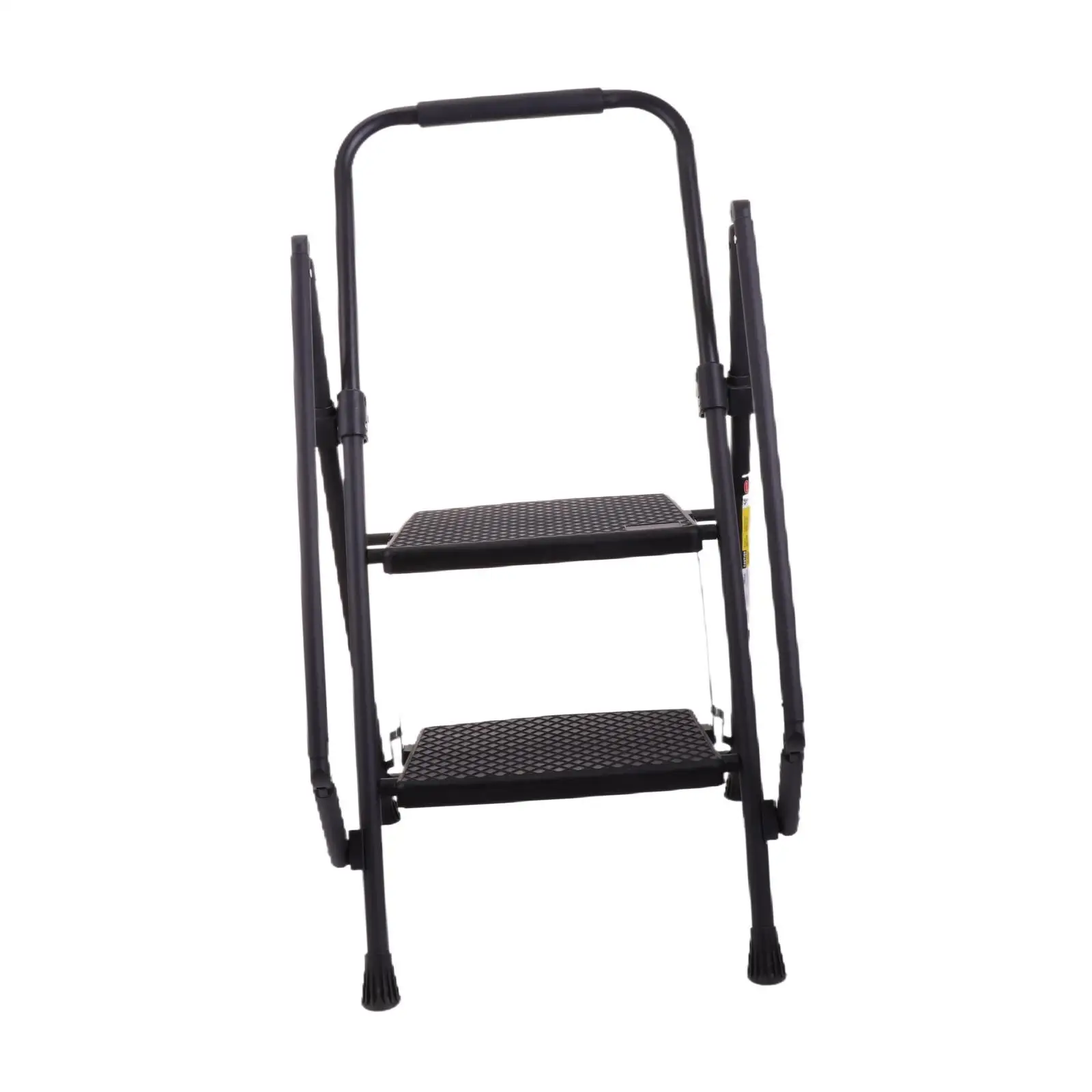 2 Step Ladder Convenient Handrail Stable Heavy Duty for Farm