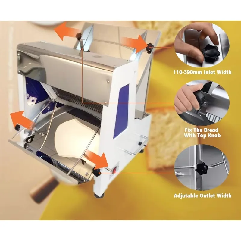 Mini Electric Table Top Adjustable Toast Cutter