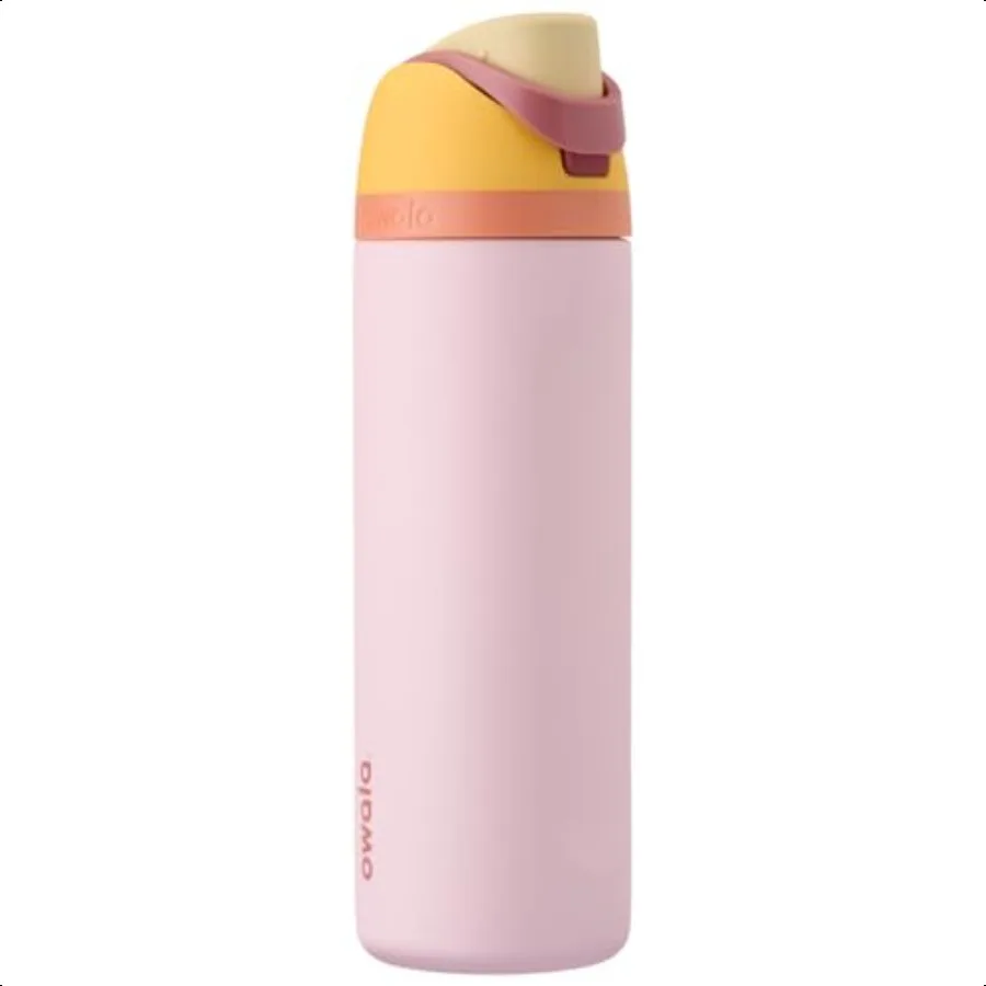 

FreeSip Insulated Stainl Steel Water Bottle with Straw for Sports and Travel BPAFree Sports Water Bottle 24 oz Candy Store