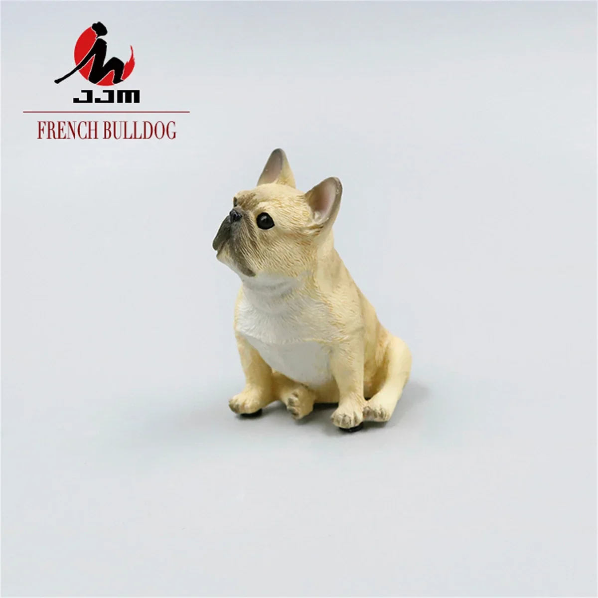 JJM estatua de Bulldog Francés, figura de Animal de Mascota, modelo de juguete, decoración de coleccionista, regalo para niños, decoración de coche, artesanía de resina de vaca, recuerdos