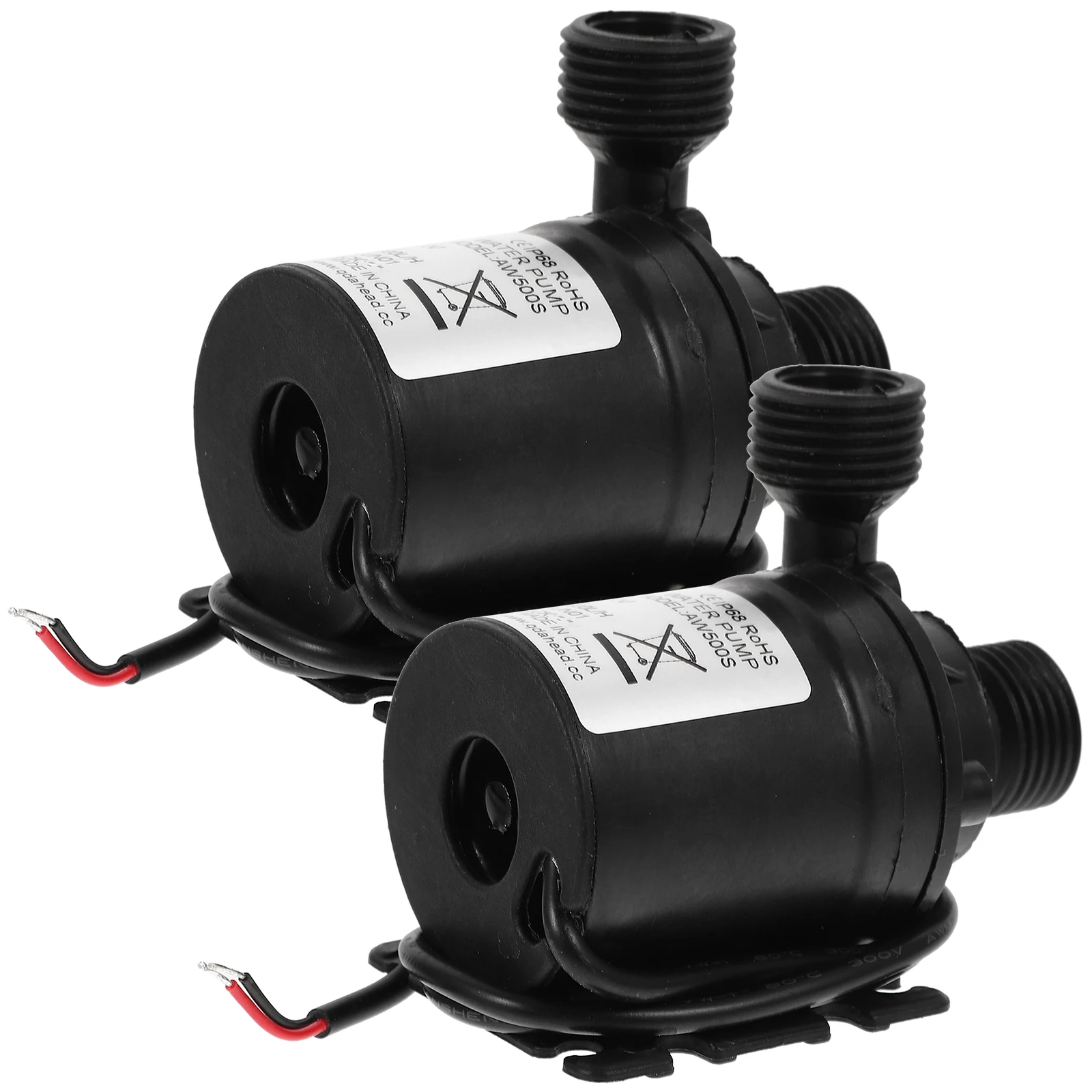 

2 Pcs Booster Submersible Pump Waterproof Circulation Tank Brushless Mini Aquarium