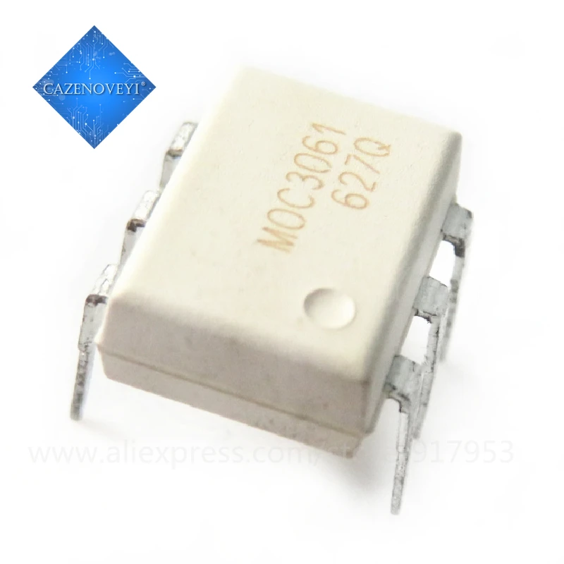 10pcs/lot MOC3061 M0C3061 DIP-6 Optoisolator - Triac new original In Stock