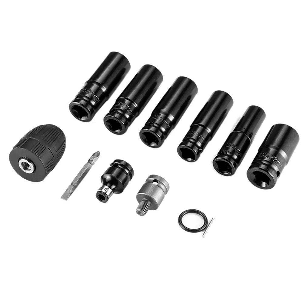 2 Pezzi Di Adattatore Da 1/2" A 1/4" Per Cacciavite A Percussione – Acciaio Cromo-vanadio Con Anelli Di Ricambio