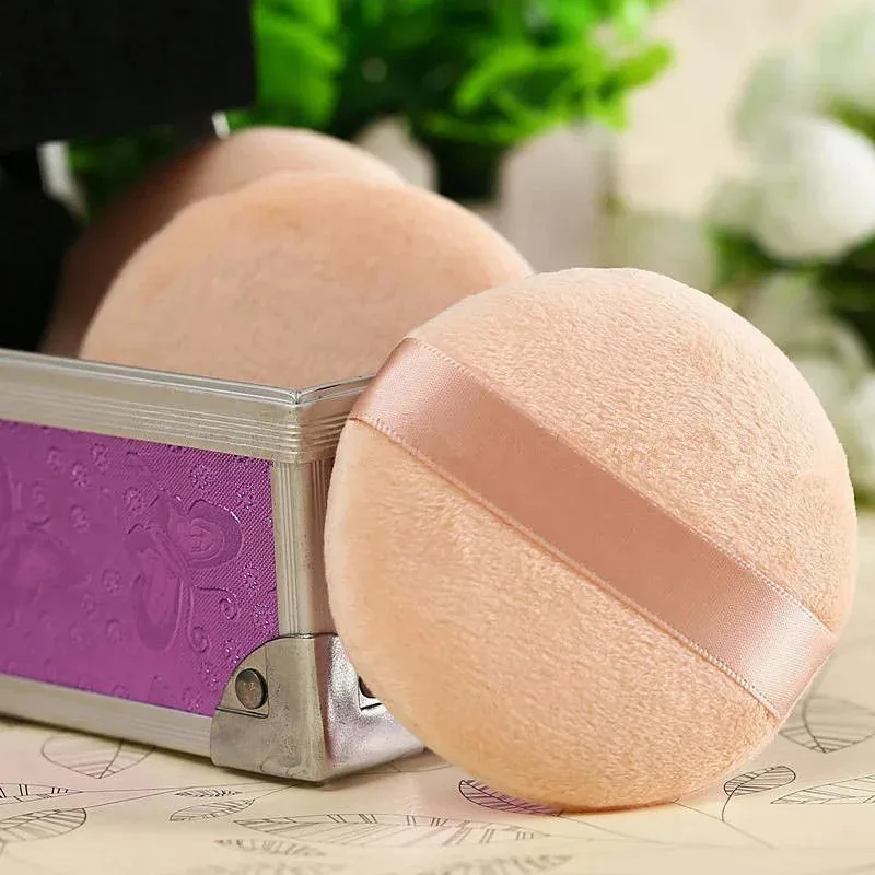 5-40pc Professional Round Shape Facial Face Body Powder Foundation Puff Portable Soft Cosmetic Puff Makeup Foundation Sponge Lot
