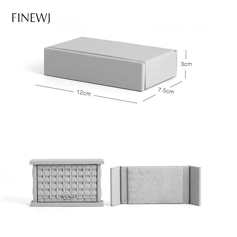 Portable Gems Holder Container Loose Diamond Display Tray Organizer Carrying Case Magnetic Lid Collection Stone Storage Showcase