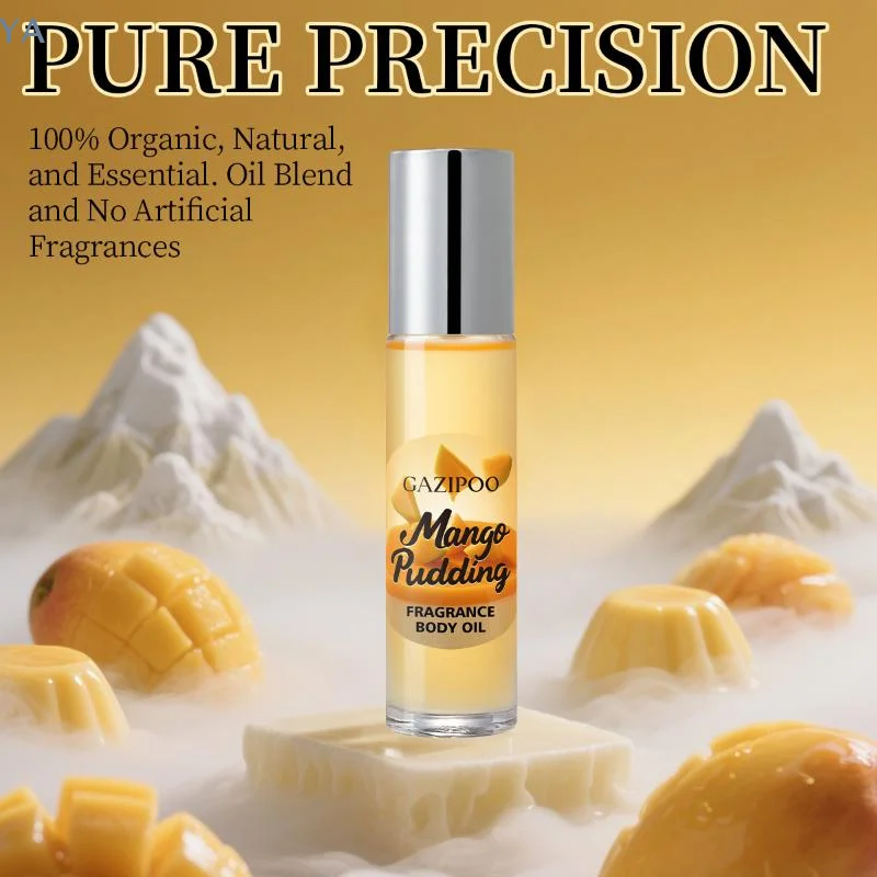 

Ароматическое масло Mango Pudding Roll-On, стойкий женский аромат, портативное мини-масло для тела, для ежедневного использования.