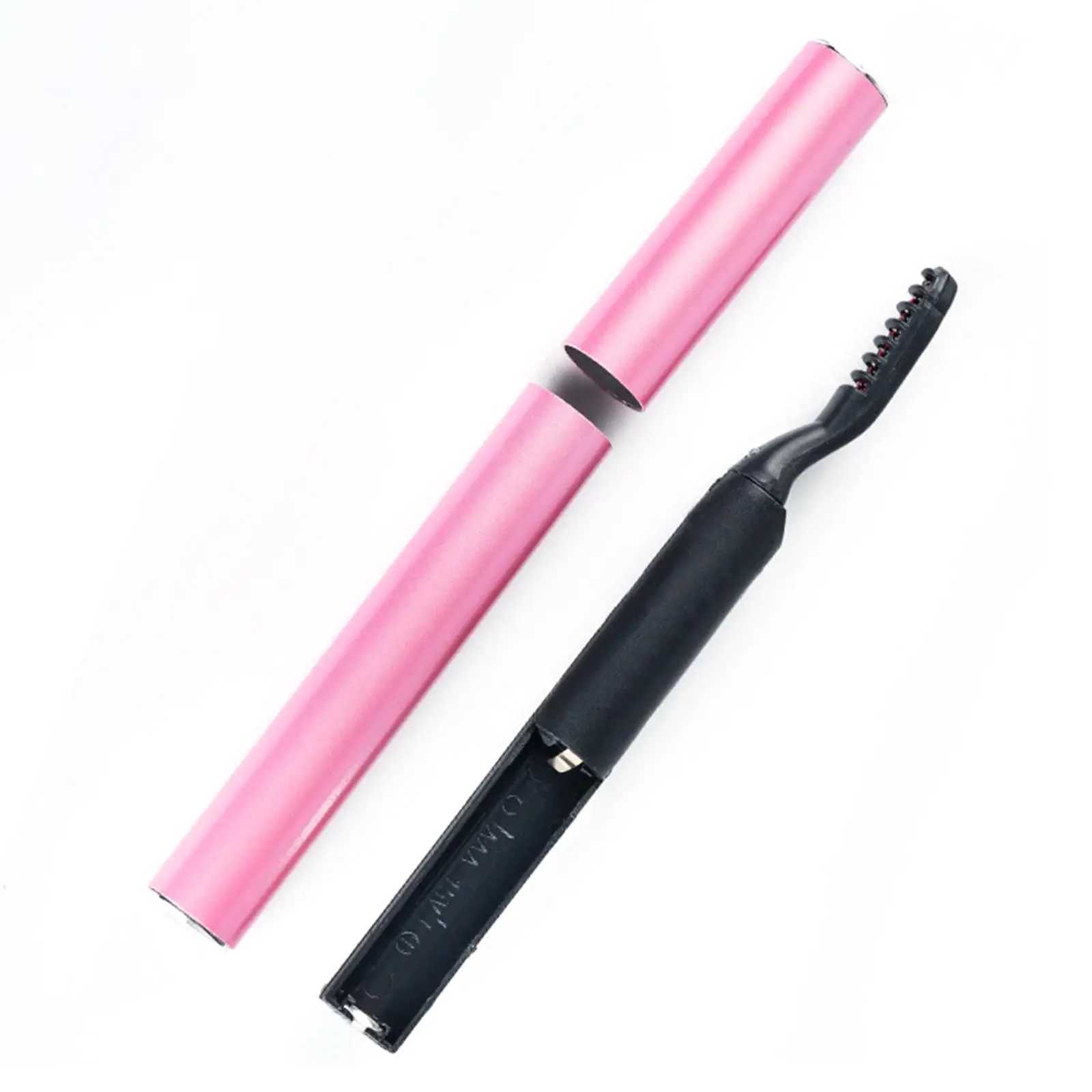 Eyelash Heated Curling Device Pen Style LED Light Fast Heat Eyelashes Curler Tool for Eye Makeup Enhancement