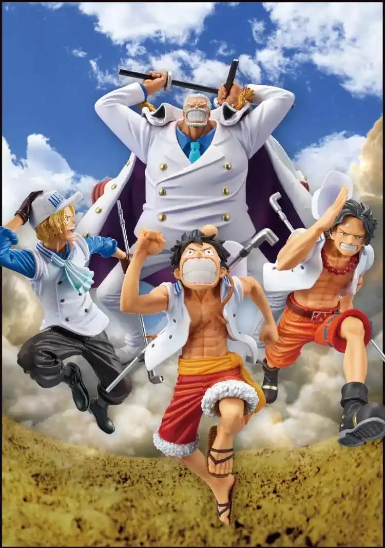 

Bandai BANPRESTO оригинальные цельные аниме Monkey D Garp фигурки Коллекционная модель фигурка модель коллекция игрушка в подарок