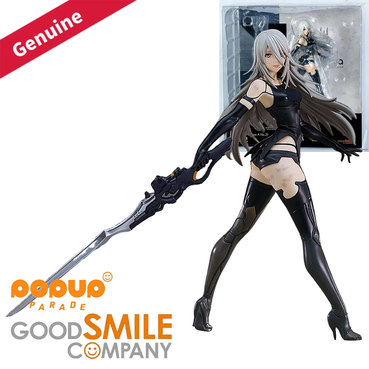 

Original Genuine Good Smile Company Prepainted Pop Up Parade NieR:Automata Ver1.1a YoRHa Type A No.2 Game Character Figure Gift
