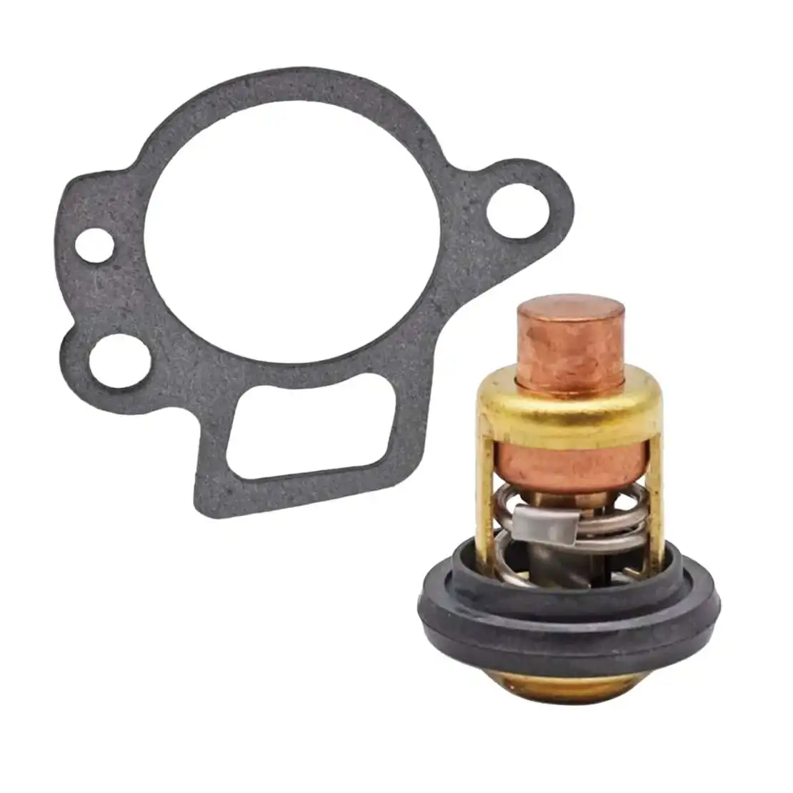 66M-12411-00 Thermostat With Gasket Fit For Mercury 825212 825212001 855676003 Honda 19300-ZW9-003 Yamaha 6AH-13411