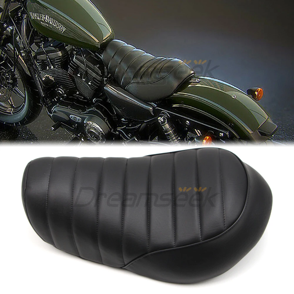 

Переднее сиденье для мотоциклистов Harley Sportster Iron 883 XL883N 2016 2017 2018 2019 2021 черное седло для водителя