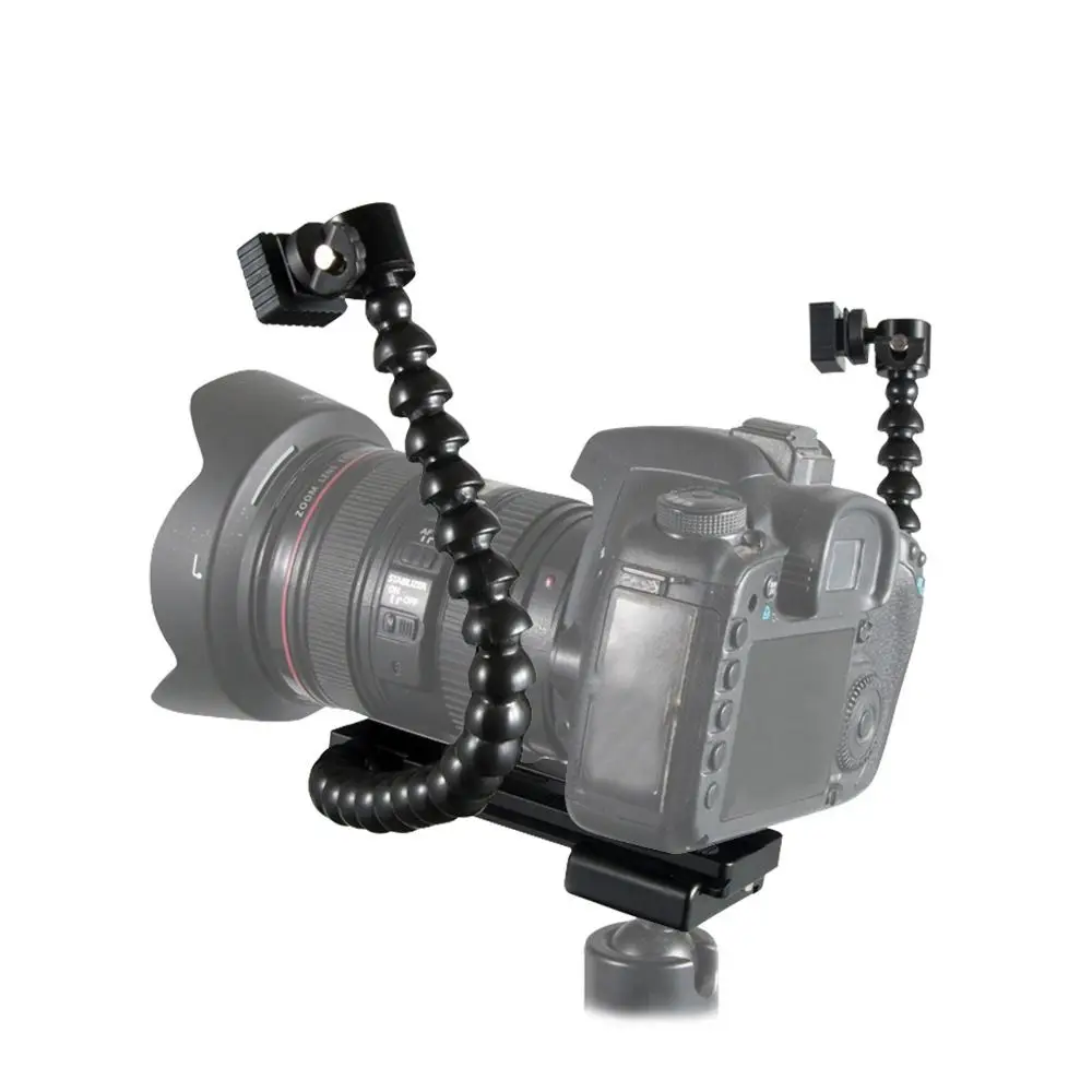 Flexible Schwanenhalsbacken, verstellbare universelle Flex-Klemmhalterung, Kameraunterstützung für GoPro/DJI Osmo Action/Insta360