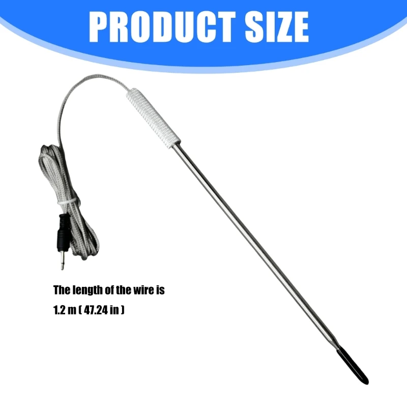 Đầu dò cảm biến nhiệt độ 100k Đầu dò thịt cho BBQ Grill Phụ kiện nướng trong nhà