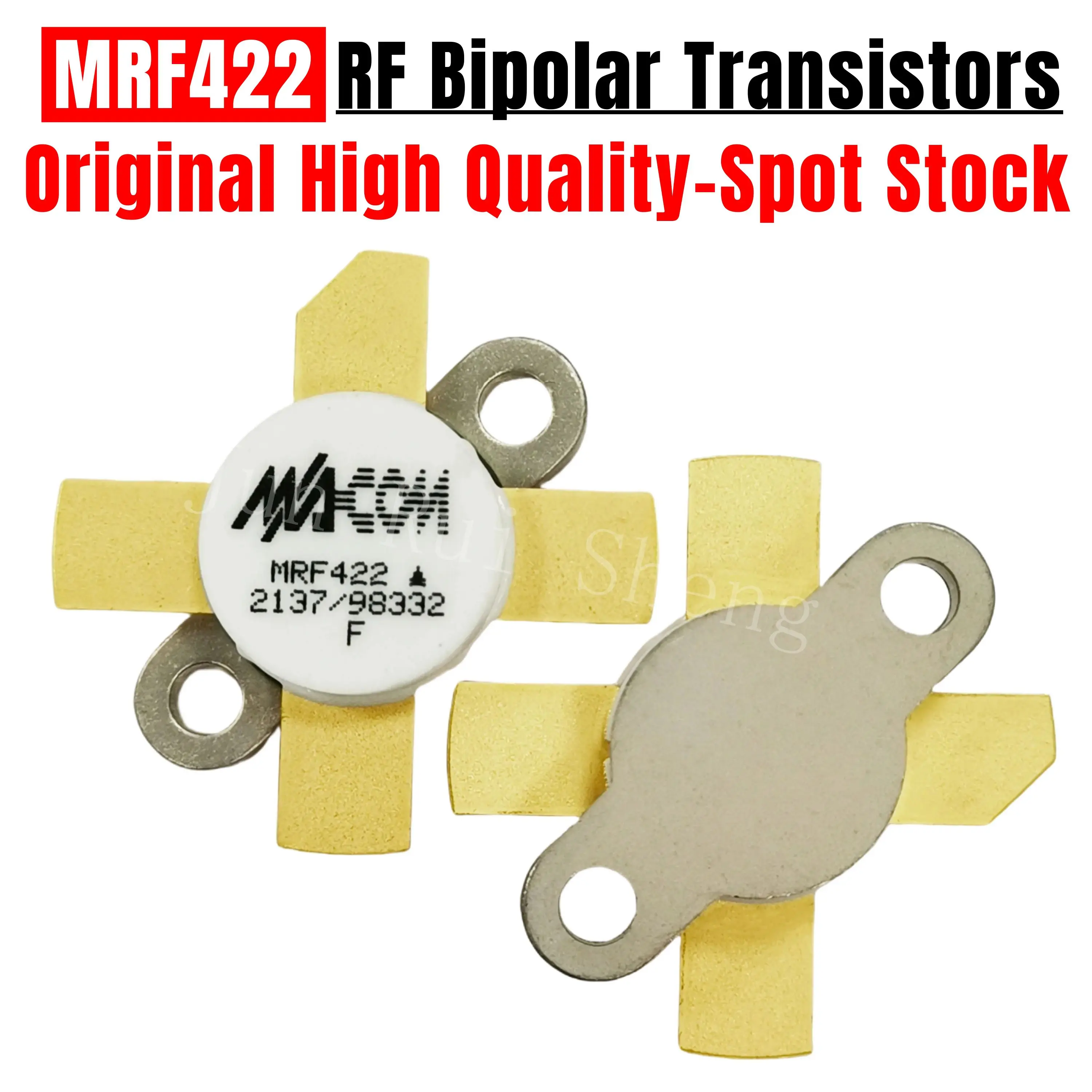 マコム-mrf422RF用トランジスタ,オリジナルアンプキットモジュール,20a,28v,150w,トランジスタ,rf,npn,シリコン電源,2個