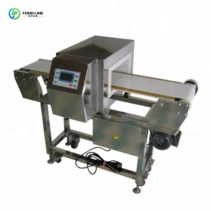 Food Metal Detector Industrial Stainless Steel Multi-Frequency Auto Rejection Anti-Interference for Sauce Powder Liquid Line
