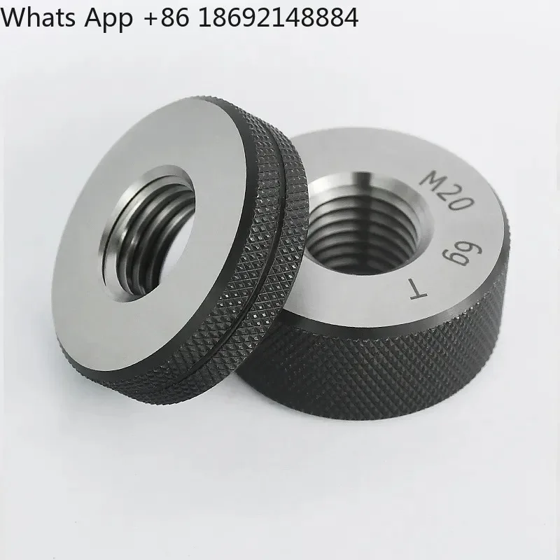 Metric Thread Ring Gauge for M1-M30 External Thread Pass Inspection Tool Ring Gauge