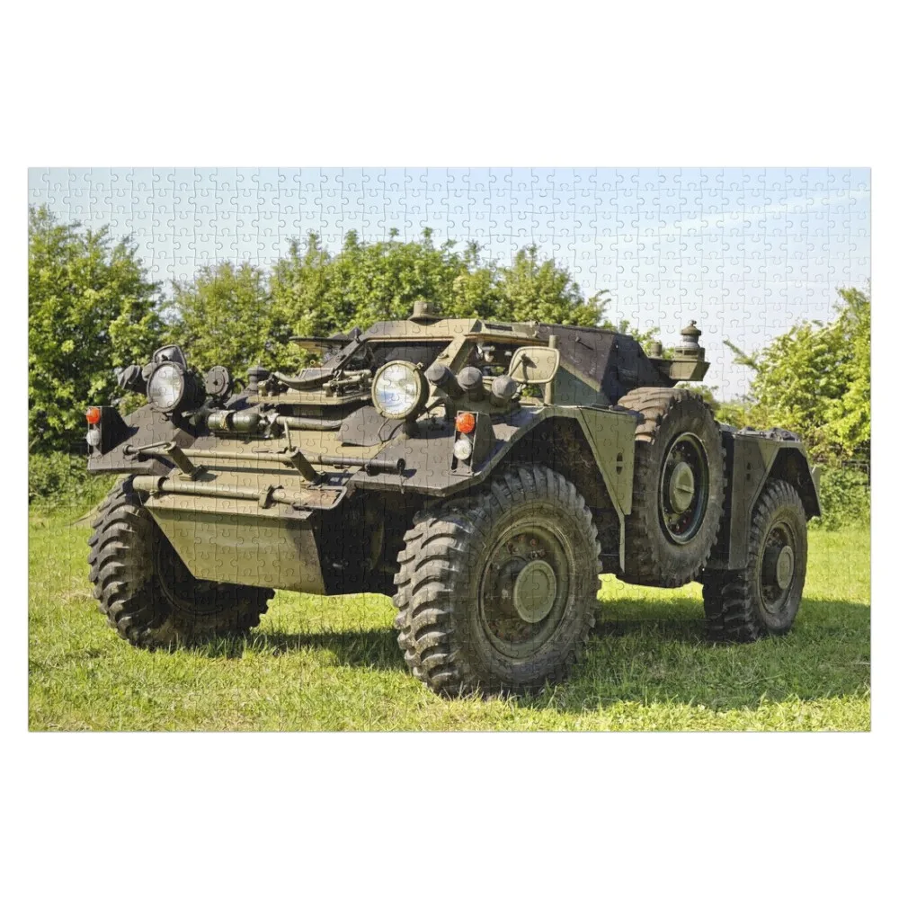 

British Army Ferret Armoured Car Jigsaw Puzzle Name Wooden Toy Custom With Photo For Children Christmas Toys Puzzle