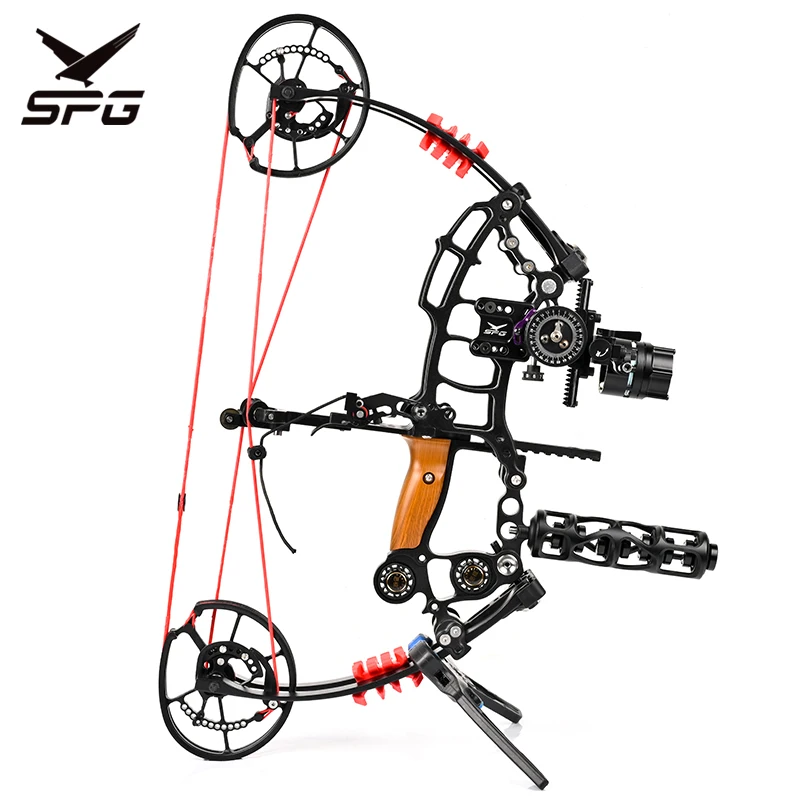 

Compound Bow and Arrow Set Archery Steel Ball Dual Purpose Adjustable Draw Weight 35-70lbs Outdoor Sport Hunting Equipment