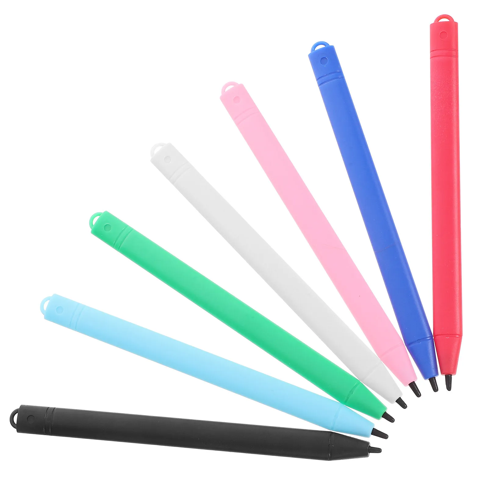 7Pcs Liquid Crystal Writing Tablet Stylus Pen Lightweight Portable Drawing Stylus for Touchscreen LCD Board Laptop