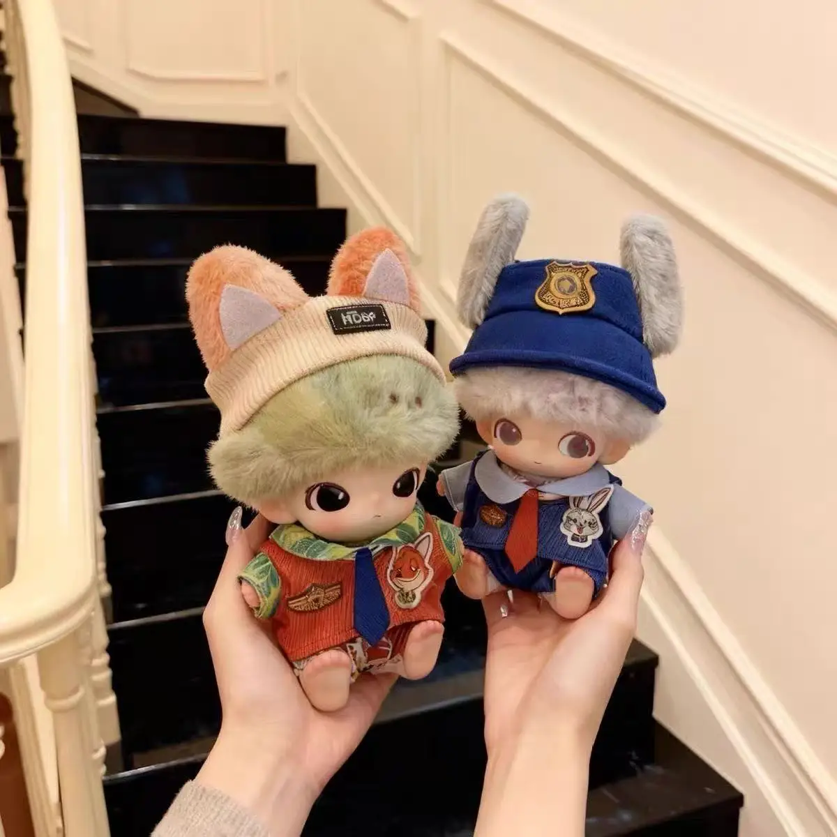 For Dimoo Doll Clothes Judy Nick Zootopia 2 Limited Cute Outfit Set For Vinyl Doll Figures Wholesale Collectible Home Decor