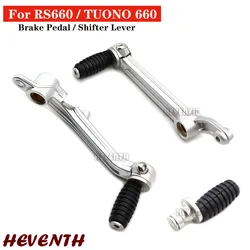 For Aprilia RS660 Tuono 660 2020-2024 Brake Pedal Foot Lever Shift Lever RS 660 2023 Shift Lever Toe Foot Pegs Cover Accessories