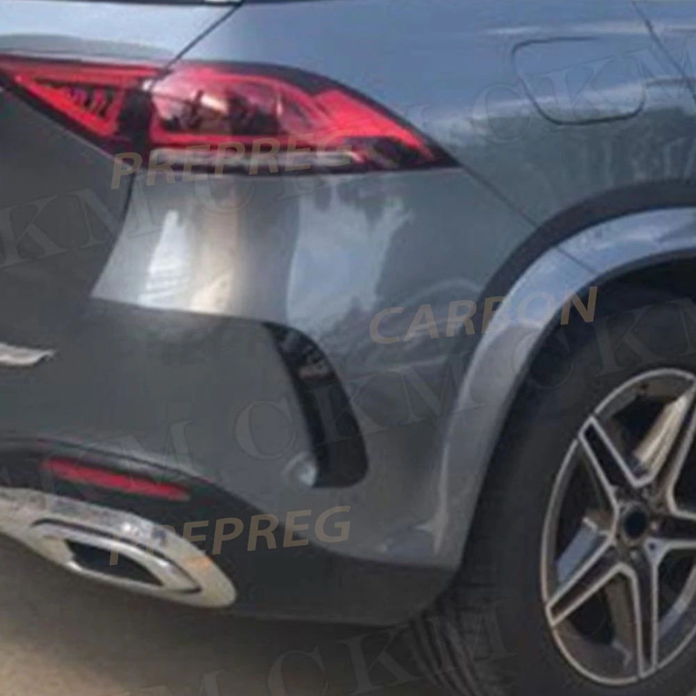 Image of Für Mercedes Benz GLE-Klasse W167 GLE53 AMG SUV 2020+ Heckstoßstangen-Splitter Flaps Spoiler Heckspoiler Auto-Heckverkleidung