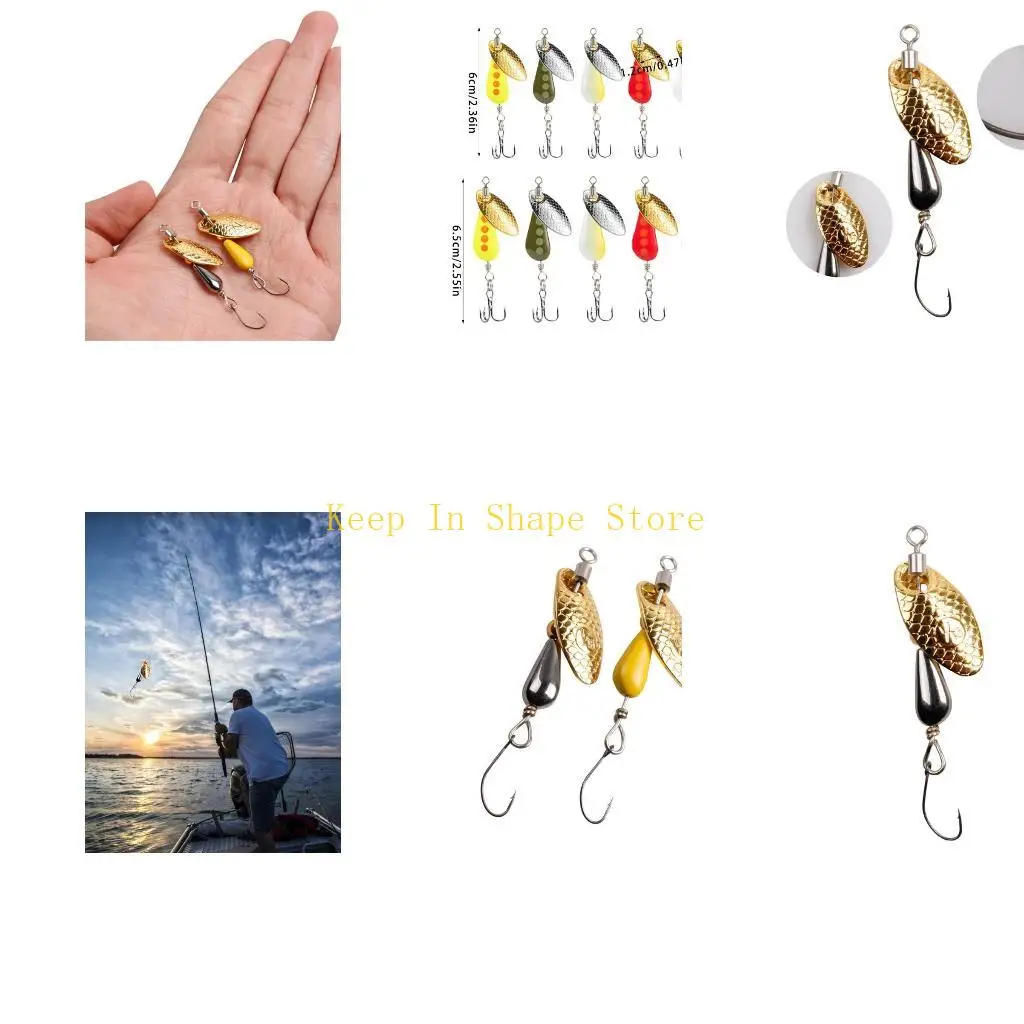 

U1JC 5 шт. длинные блесны, спиннеры, крючки, приманки для форели, твердые металлические приманки с блестками, воблеры, твердые