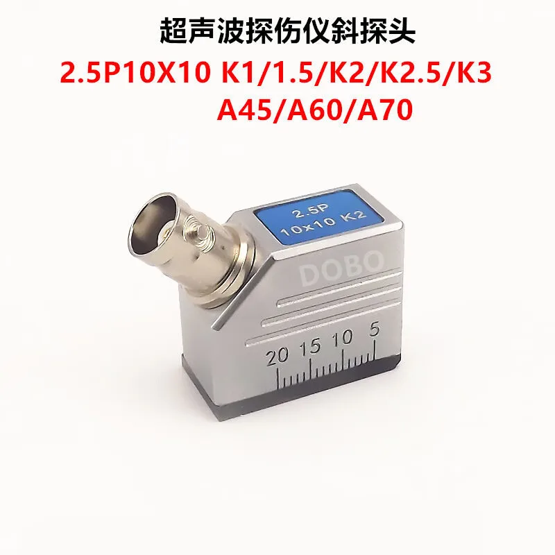 2.5P A45 A60 A70 4MHz 10x10 زاوية التحقيق محول K1 K2 K3