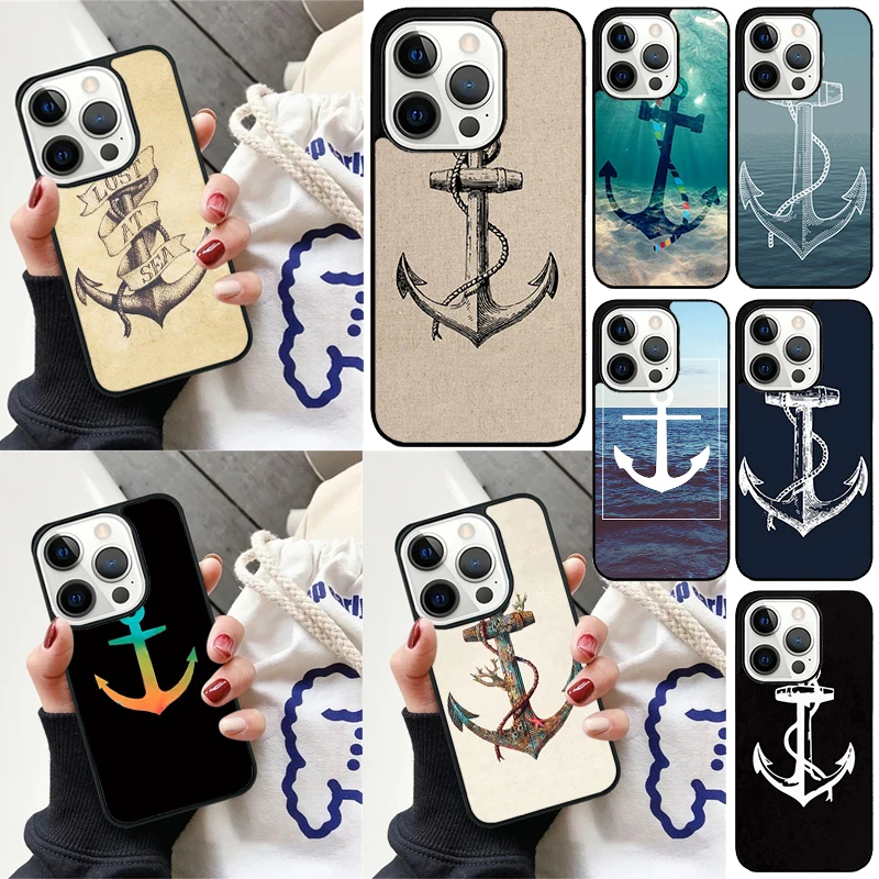 Hope Anchor Anchor sea Cover For iPhone 16 13 14 15 Pro Max 12 Mini 11 15 Pro Max 6 7 8 Plus Max SE 2020 Phone Case