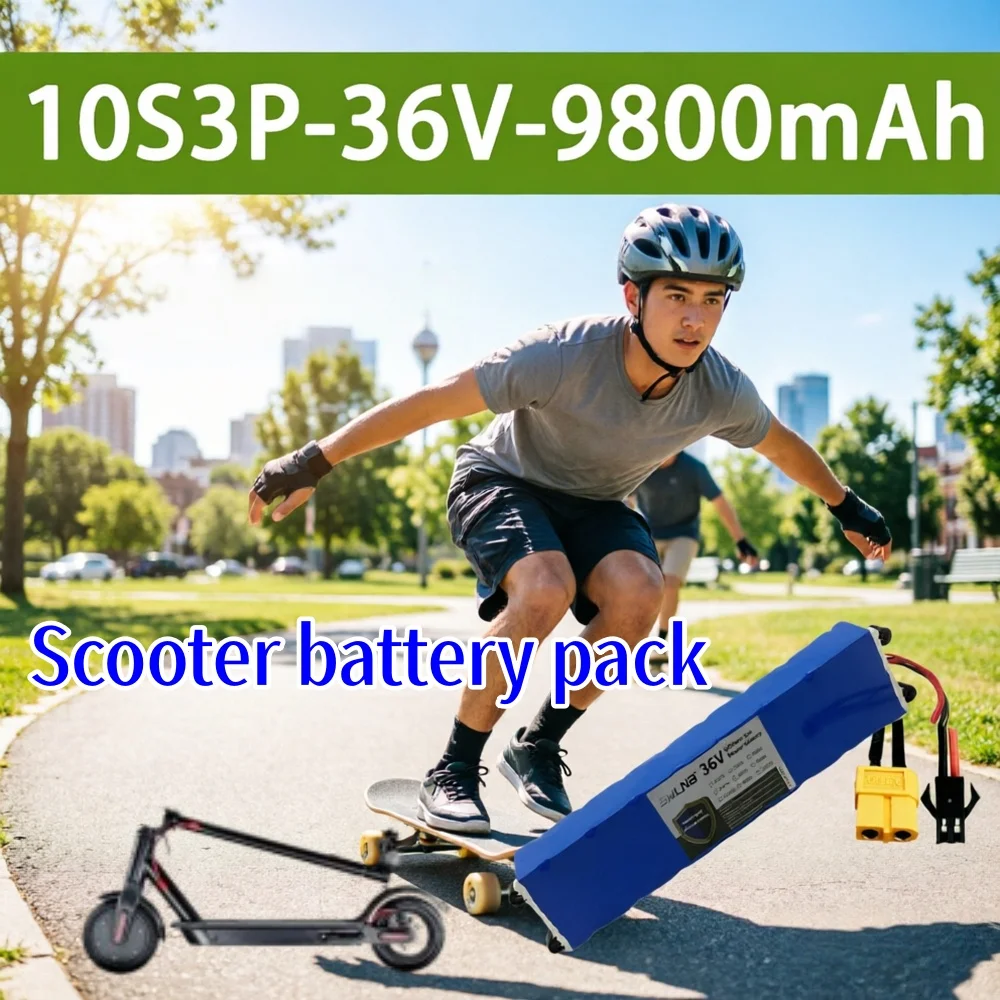 

36V for Xiaomi M365/1S Special Battery Pack 9.8Ah Li-ion battery 10S3P 500W electric scooter/bicycle power battery with BMS