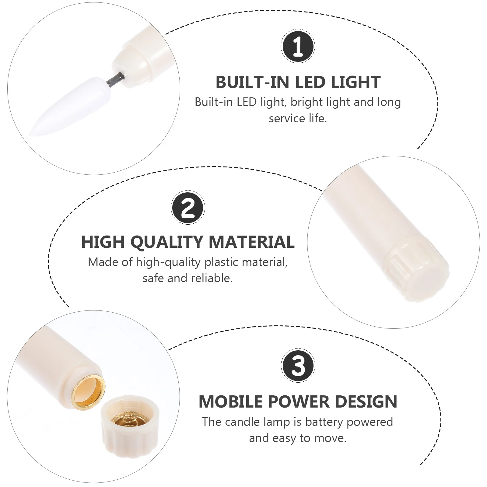 

1 set Led Remote Controlled Luminous Long Pole Simulated Wax Lamp For Christmas Wedding Party Home Decor Desktop Lighting