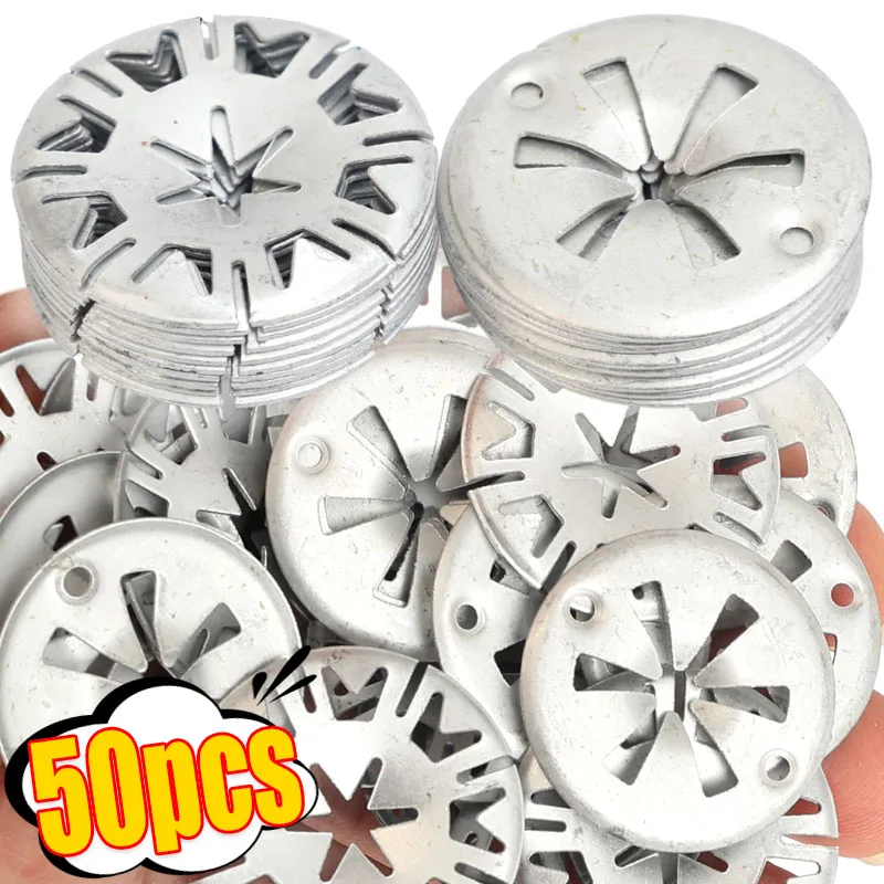 Exhaust Metal Clamp Fixing Clip Car Parts Camper Heat Shield Metal Spring Washer Nut Insulating Undertray Accessories 10-50pcs