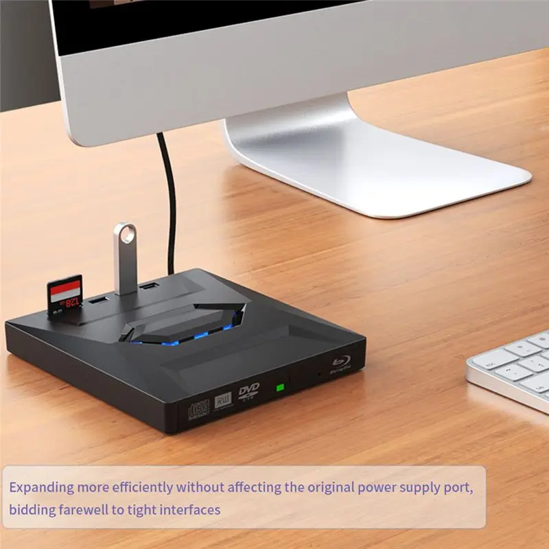 

Stable- External DVD CD Writer Burner CD and DVD Player Type C/USB3.0 External DVD CD Drive for PC Laptop Windows 11/10/8/7